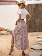 Holidaya Ditsy Floral Ruffle Hem Skirt Maxi Vacation Beach Outfits Women